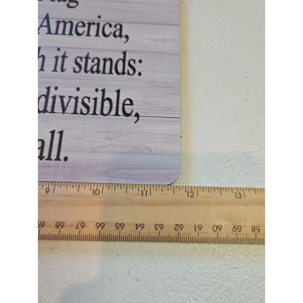 Pledge Of‎ Allegiance Wooden Hanging Sign Classroom Teacher